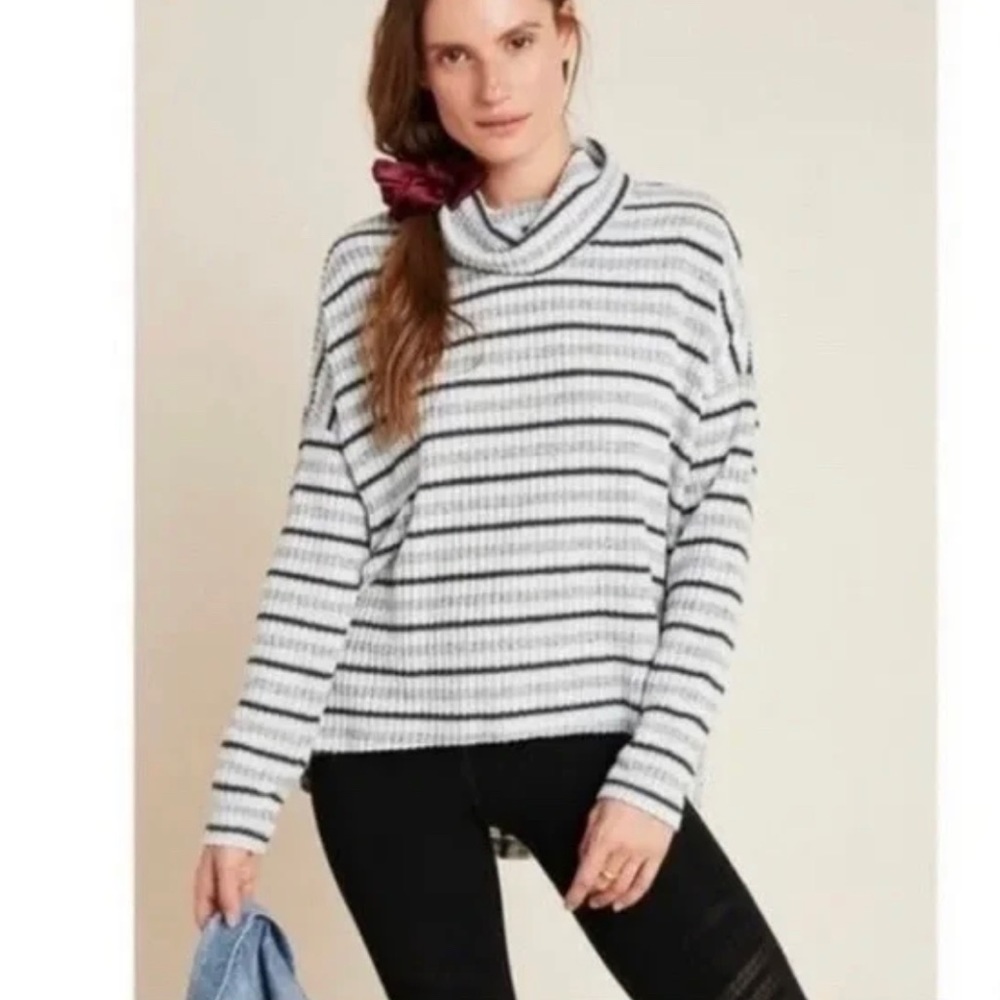 Anthropologie Saturday Sunday Crowl Neck Sweater